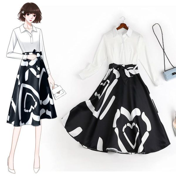 casual dresses 2021 autumn large women dress plus size 6l long fake two collar workplace light mature wear big sizes 11160, Black;gray
casual dresses 2021 autumn large women dress plus size 6l long fake two collar workplace light mature wear big sizes 11160, Black;gray
