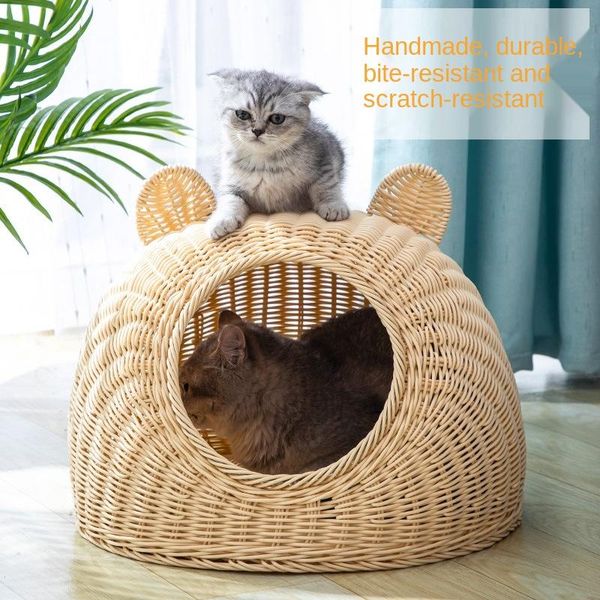 cat litter for four seasons general semi-closed pet breathable and washable handmade rattan woven beds & furniture
cat litter for four seasons general semi-closed pet breathable and washable handmade rattan woven beds & furniture