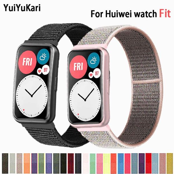 watch bands 2021 nylon band for huawei fit strap smartwatch accessories sport loop wristband belt bracelet, Black;brown
watch bands 2021 nylon band for huawei fit strap smartwatch accessories sport loop wristband belt bracelet, Black;brown
