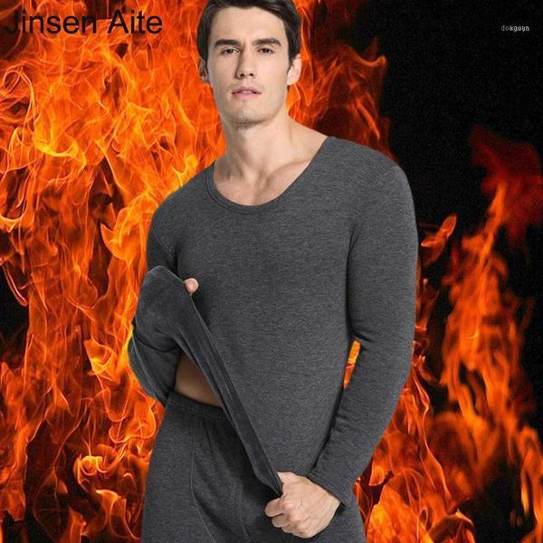 jinsen aite winter 2021 men's long johns warm thickening plus velvet solid color elasticity bottom thermal underwear set js6631, Black;brown
jinsen aite winter 2021 men's long johns warm thickening plus velvet solid color elasticity bottom thermal underwear set js6631, Black;brown