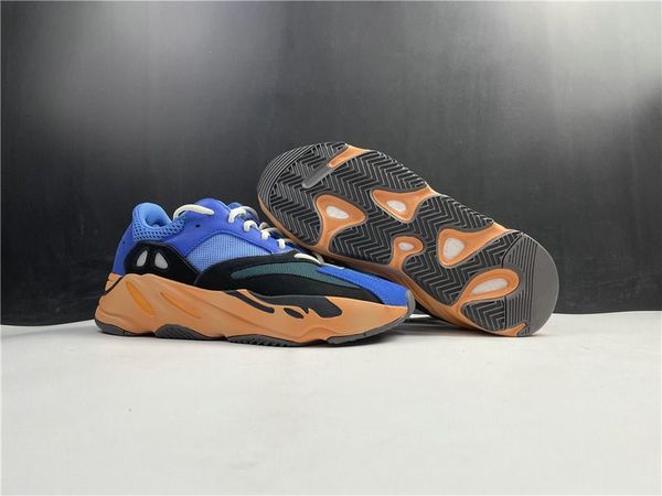 700 bright blue orange athletic designer shoes amazing kanye west fashion chaussures trainers come with box, White;red
700 bright blue orange athletic designer shoes amazing kanye west fashion chaussures trainers come with box, White;red