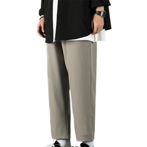 men's pants mid rise oversize simple libieliy elastic waist straight pockets quick drying loose summer trousers for, Black
men's pants mid rise oversize simple libieliy elastic waist straight pockets quick drying loose summer trousers for, Black