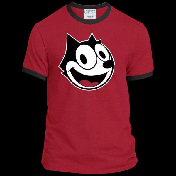 felix, cute, cartoon, cat, krazy kat, funny, pc54r port & co. ringer tee, White;black
felix, cute, cartoon, cat, krazy kat, funny, pc54r port & co. ringer tee, White;black