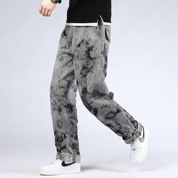 plus size 2021 men's baggy chic casual denim male straight pants fashion jeans loose trousers streetwear simple, Blue
plus size 2021 men's baggy chic casual denim male straight pants fashion jeans loose trousers streetwear simple, Blue