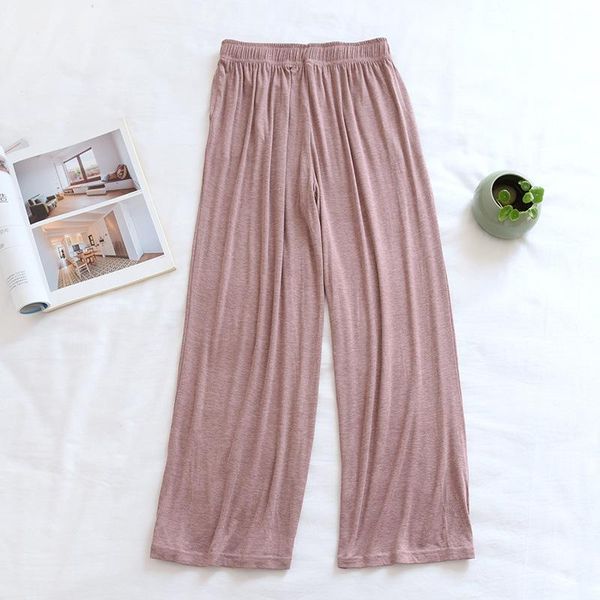 women's sleepwear 2021 summer threaded wide leg pants cropped trouser calf-length various colors large size loose pajamas bottoms, Black;red
women's sleepwear 2021 summer threaded wide leg pants cropped trouser calf-length various colors large size loose pajamas bottoms, Black;red