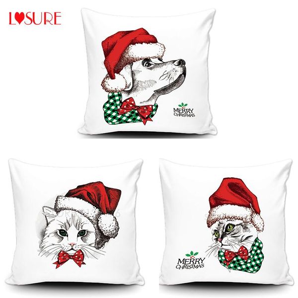 cat dog santa hat chrismas pillow cover decorative cushion home decor pillowcase gift for seat by lvsure cushion/decorative
cat dog santa hat chrismas pillow cover decorative cushion home decor pillowcase gift for seat by lvsure cushion/decorative