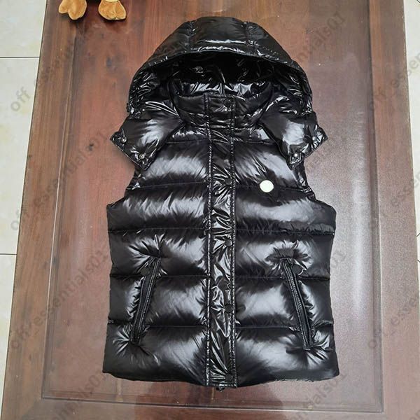 womens down vest with placket france luxury brand vests designers women s clothing size 1--4, Black
womens down vest with placket france luxury brand vests designers women s clothing size 1--4, Black