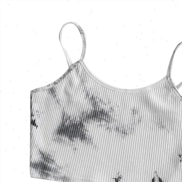 fashion tie dye print women tanks vest spring summer sleeveless crop ribbed knitted leisure basic bra camis, White
fashion tie dye print women tanks vest spring summer sleeveless crop ribbed knitted leisure basic bra camis, White