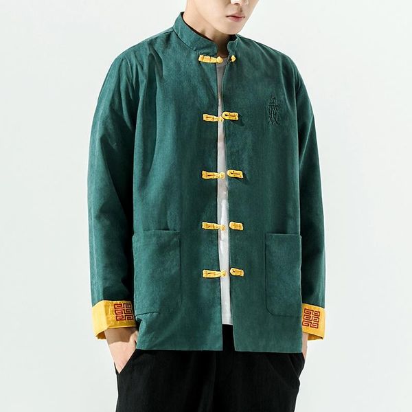 ethnic clothing chinese traditional clothes for men embroider tang suit wu plus size long sleeve jacket retro tai chi hanfu coat kk3896, Red
ethnic clothing chinese traditional clothes for men embroider tang suit wu plus size long sleeve jacket retro tai chi hanfu coat kk3896, Red