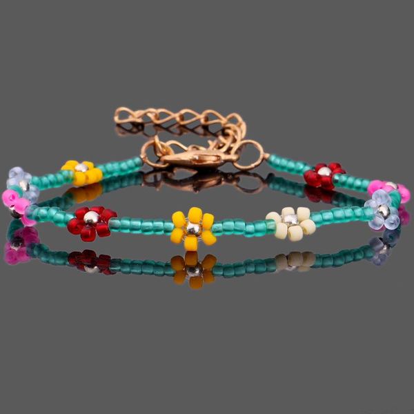 fashion colorful seed beads chain charm bracelet korean cute flowers handmade bracelets for women jewelry, Golden;silver
fashion colorful seed beads chain charm bracelet korean cute flowers handmade bracelets for women jewelry, Golden;silver