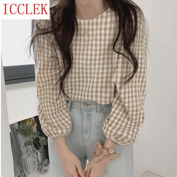 women's blouses & shirts fresh plaid shirt sense of design korean chic spring 2021 versatile temperament, White
women's blouses & shirts fresh plaid shirt sense of design korean chic spring 2021 versatile temperament, White
