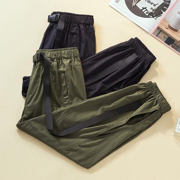 women's pants & capris 4xl plus size summer high waist cargo women army green loose casual pantalon femme streetwear sweatpants c6439, Black;white
women's pants & capris 4xl plus size summer high waist cargo women army green loose casual pantalon femme streetwear sweatpants c6439, Black;white