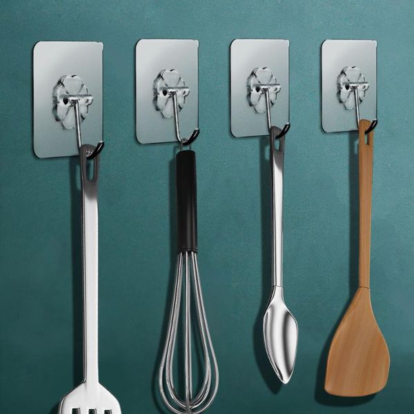 transparent strong self adhesive door wall hangers hooks suction heavy load rack cup sucker for home and kitchen bathroom & rails
transparent strong self adhesive door wall hangers hooks suction heavy load rack cup sucker for home and kitchen bathroom & rails