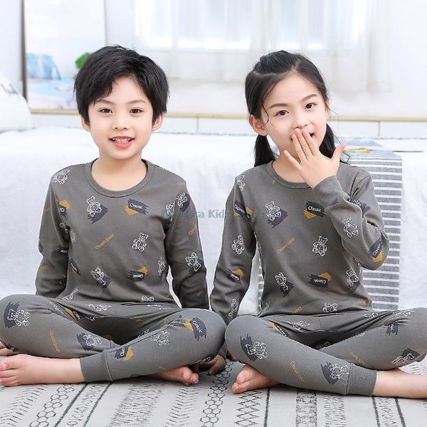 pajamas kids cartoon suits for children autumn winter gray long sleeve pants 2pcs baby girls boys toddler pajama sets 2-14y, Blue;red
pajamas kids cartoon suits for children autumn winter gray long sleeve pants 2pcs baby girls boys toddler pajama sets 2-14y, Blue;red