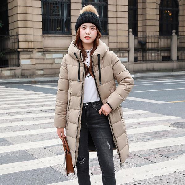 women's down & parkas kuyomens winter coat women fashion lovers jacket cotton padded parka long outwear hooded solid female, Black
women's down & parkas kuyomens winter coat women fashion lovers jacket cotton padded parka long outwear hooded solid female, Black