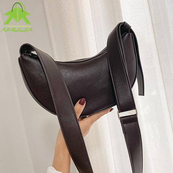 fashion half moon design pu leather crossbody bag women solid color shoulder handbags lady simple travel cross body
fashion half moon design pu leather crossbody bag women solid color shoulder handbags lady simple travel cross body