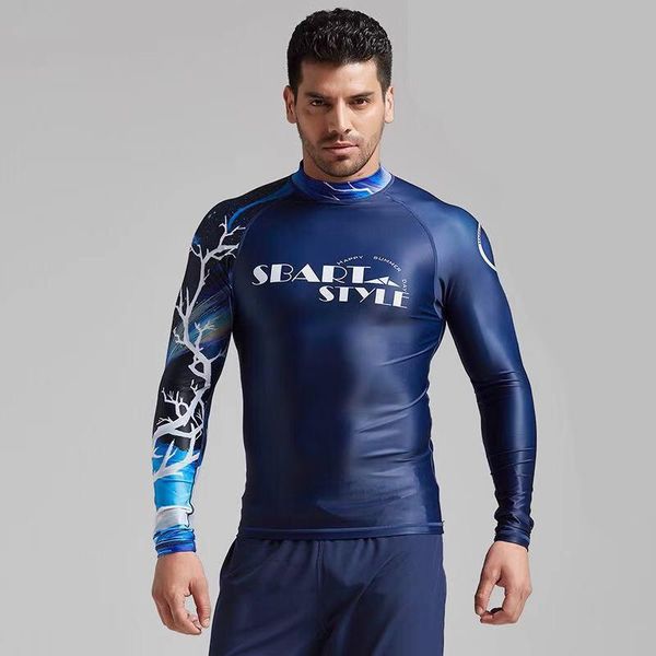 one-piece suits uv protection rashguard men long sleeve swimsuit swim shirt lycra surf rash guard for male surfing swimming diving suit clot
one-piece suits uv protection rashguard men long sleeve swimsuit swim shirt lycra surf rash guard for male surfing swimming diving suit clot