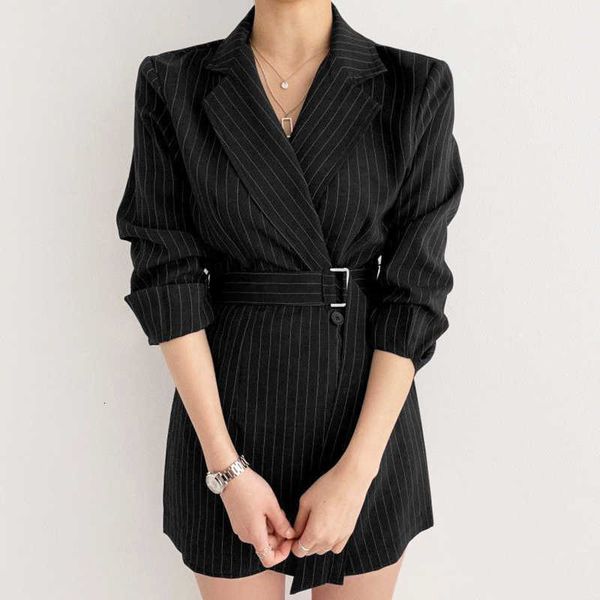 casual dresses french light cooked style vertical stripes lapel single-breasted lace-up waist long-sleeved suit dress women jprn, Black;gray
casual dresses french light cooked style vertical stripes lapel single-breasted lace-up waist long-sleeved suit dress women jprn, Black;gray
