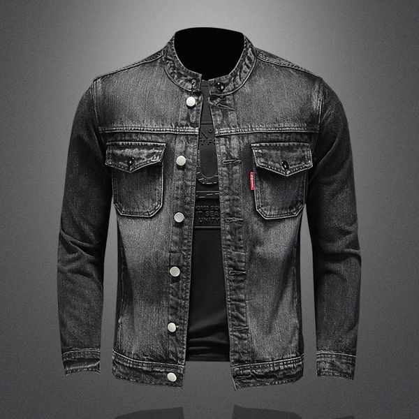 men's jackets basic style personality stand collar denim jacket large coat in 2021, Black;brown
men's jackets basic style personality stand collar denim jacket large coat in 2021, Black;brown
