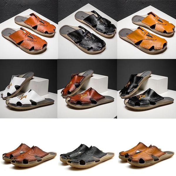 mullers slippers designer brand luxury men summer crocodile pattern mens mules loafers genuine leather flats sandals beach shoes large size, Black
mullers slippers designer brand luxury men summer crocodile pattern mens mules loafers genuine leather flats sandals beach shoes large size, Black