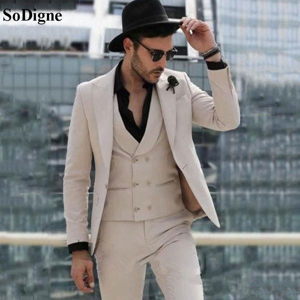 khaki groom tuxedos slim fit men suits italy peaked lapel man blazer jacket three-piece terno masculino costume homme men's & blazers, White;black
khaki groom tuxedos slim fit men suits italy peaked lapel man blazer jacket three-piece terno masculino costume homme men's & blazers, White;black