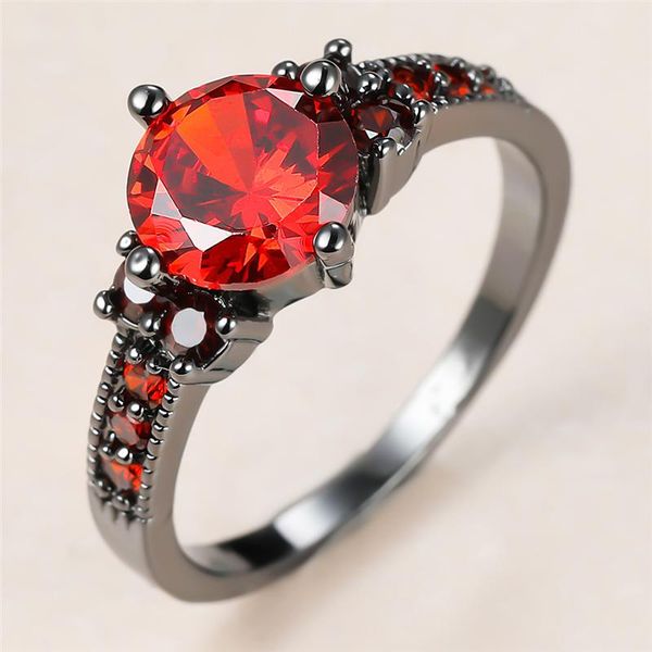 wedding rings luxury female red crystal stone ring charm 14kt black gold for women vintage bride round zircon engagement, Slivery;golden
wedding rings luxury female red crystal stone ring charm 14kt black gold for women vintage bride round zircon engagement, Slivery;golden