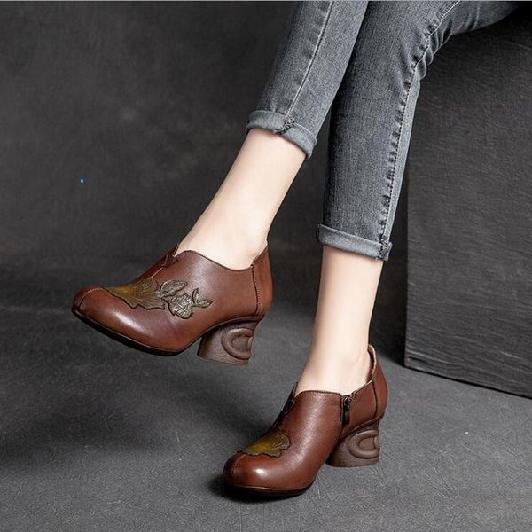dress shoes genuine leather woman 2021 autumn lady deep mouth singles 6cm high heels handmade cowhide women, Black
dress shoes genuine leather woman 2021 autumn lady deep mouth singles 6cm high heels handmade cowhide women, Black