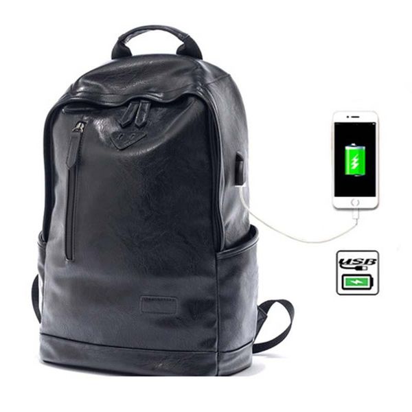 backpack retro men's outdoor usb charging waterproof fashion pu leather travel bag casual student
backpack retro men's outdoor usb charging waterproof fashion pu leather travel bag casual student