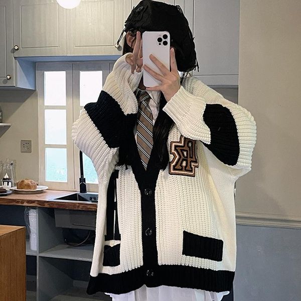 women's jackets 2021 women y2k casual knit sweater v neck long sleeve college winter jumper female korean style buttons fashion loose s, Black;brown
women's jackets 2021 women y2k casual knit sweater v neck long sleeve college winter jumper female korean style buttons fashion loose s, Black;brown