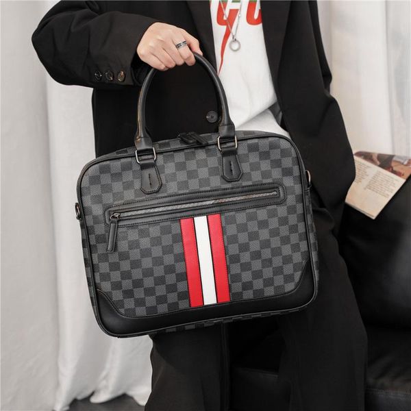 business men's briefcases luxury design leather laphandbag trendy male travel sling shoulder crossbody bag tote sac
business men's briefcases luxury design leather laphandbag trendy male travel sling shoulder crossbody bag tote sac