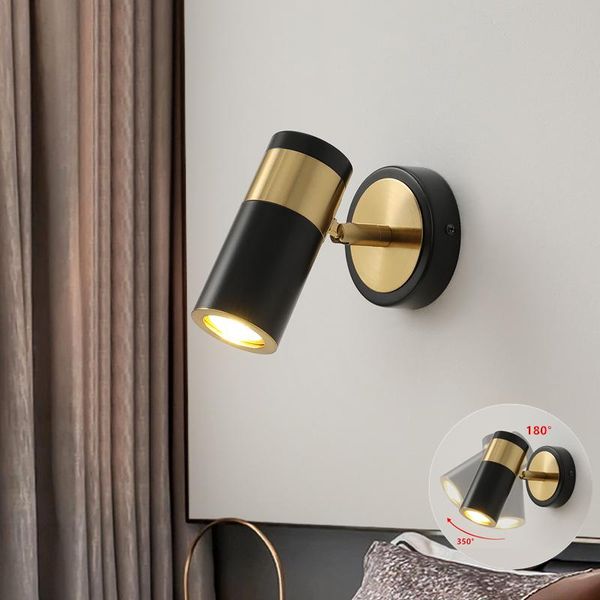wall lamp bedroom bedside led lights adjustable wall-mounted nordic home decoration background stairwell light (without bulb)
wall lamp bedroom bedside led lights adjustable wall-mounted nordic home decoration background stairwell light (without bulb)