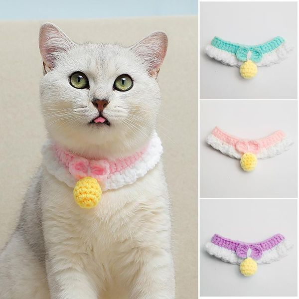 cat collars & leads lovely pet collar decorative crochet hand-knitted dog bell wool scarf teddy british short bow cats supplie
cat collars & leads lovely pet collar decorative crochet hand-knitted dog bell wool scarf teddy british short bow cats supplie
