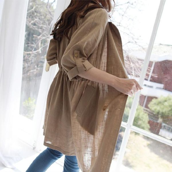 women's trench coats 2021 autumn high fashion brand woman classic cotton linen coat business outerwear, Tan;black
women's trench coats 2021 autumn high fashion brand woman classic cotton linen coat business outerwear, Tan;black