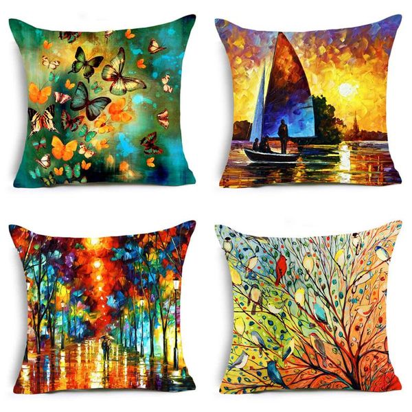 oil painting cushion cover scenic print pillow case plant polyester throw decoration for home office bedroom cushion/decorative
oil painting cushion cover scenic print pillow case plant polyester throw decoration for home office bedroom cushion/decorative