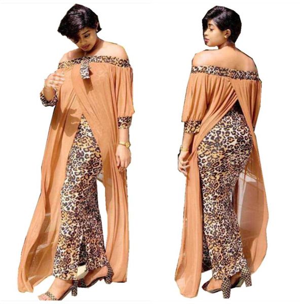 casual dresses 2021 african style loose women's robe plus size chiffon splicing leopard print floor length dress for women, Black;gray
casual dresses 2021 african style loose women's robe plus size chiffon splicing leopard print floor length dress for women, Black;gray