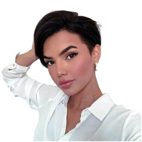 short pixie cut side t part bob lace frontal wig human hair wigs for black women brazilian remy hair, Black;brown
short pixie cut side t part bob lace frontal wig human hair wigs for black women brazilian remy hair, Black;brown