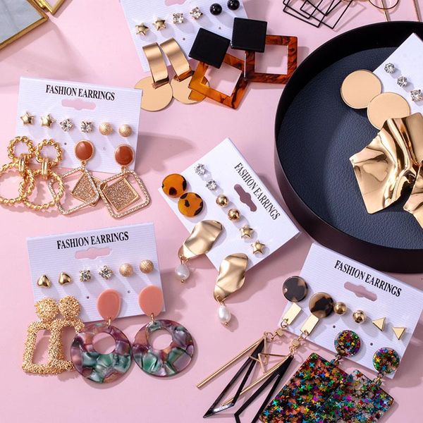 trendy flower round earrings female fashion jewelry tassel acrylic black cute geometric dangle drop gold earings & chandelier, Silver
trendy flower round earrings female fashion jewelry tassel acrylic black cute geometric dangle drop gold earings & chandelier, Silver