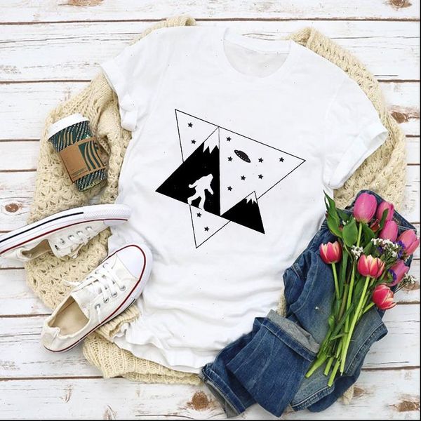women t shirts graphic cartoon ufo printing cute summer kawaii shirt lady clothes womens clothing tee female, White
women t shirts graphic cartoon ufo printing cute summer kawaii shirt lady clothes womens clothing tee female, White