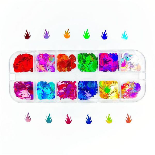 nail glitter 12colors holographic flame sequins laser fire shaped flakes sparkly 3d art decals foils cosmetic, Silver;gold
nail glitter 12colors holographic flame sequins laser fire shaped flakes sparkly 3d art decals foils cosmetic, Silver;gold
