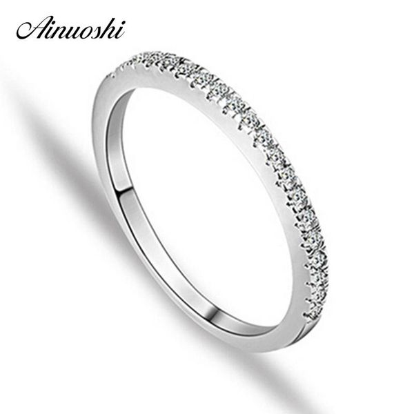 wedding rings ainuoshi classic row drill engagement ring 925 sterling silver for women anel aneis ouro anillos party gift, Slivery;golden
wedding rings ainuoshi classic row drill engagement ring 925 sterling silver for women anel aneis ouro anillos party gift, Slivery;golden