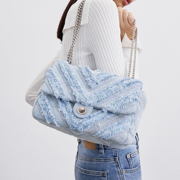 evening bags chain denim flap shoulder crossbody bag for women fashion diamond lattice handbags designer square shopper messenger purses
evening bags chain denim flap shoulder crossbody bag for women fashion diamond lattice handbags designer square shopper messenger purses