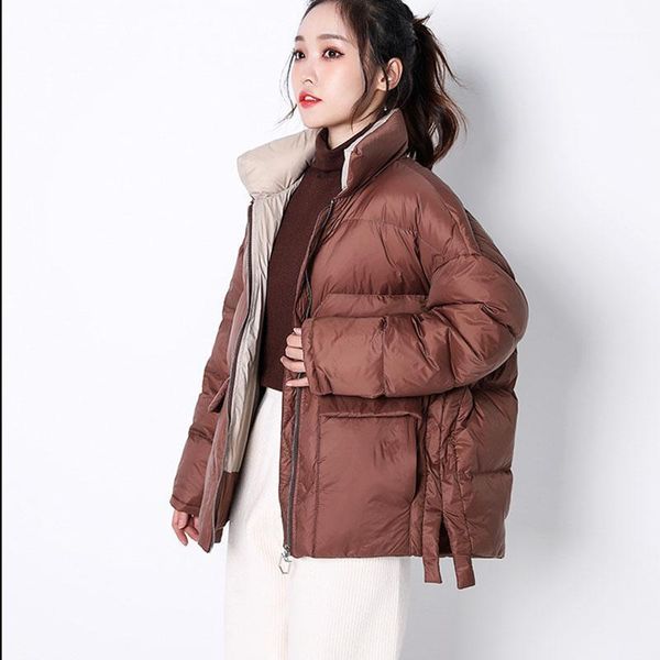 women's down & parkas outerwear 2021 large size loose women jacket high-quality warm fashionable short overcoat jk214, Black
women's down & parkas outerwear 2021 large size loose women jacket high-quality warm fashionable short overcoat jk214, Black
