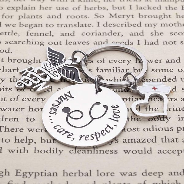 10pieces/lot nursing graduation gift nurse keychain for her him women men appreciation key ring practitioner rn charm medical student gift, Silver
10pieces/lot nursing graduation gift nurse keychain for her him women men appreciation key ring practitioner rn charm medical student gift, Silver