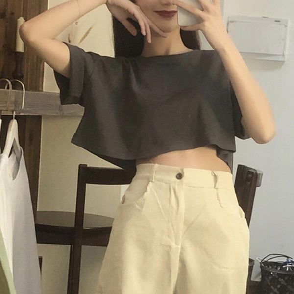 summer t shirt women casual solid o-neck tees short sleeve t-shirt harajuku female tshirt women's, White
summer t shirt women casual solid o-neck tees short sleeve t-shirt harajuku female tshirt women's, White