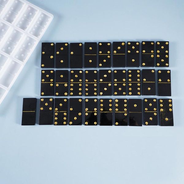 silicone dominoes game toy making mold resin craft diy mould casting epoxy cabochons board charms decorative objects & figurines
silicone dominoes game toy making mold resin craft diy mould casting epoxy cabochons board charms decorative objects & figurines