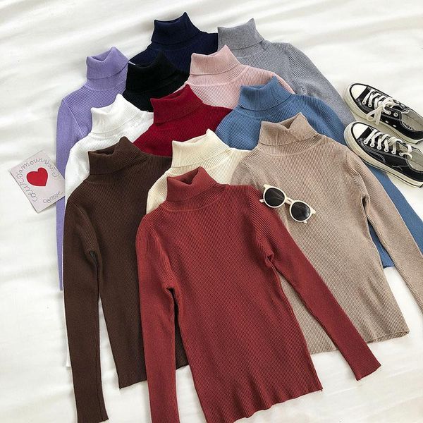 women's sweaters zity winter autumn korean turtleneck black sweater women skinny elastic knitted soft pullover female full fashion pull, White;black
women's sweaters zity winter autumn korean turtleneck black sweater women skinny elastic knitted soft pullover female full fashion pull, White;black