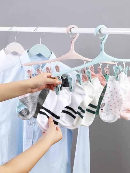 hangers & racks windproof clip hanger plastic belt buckle multifunctional clothespin bra inner clothes socks rack support
hangers & racks windproof clip hanger plastic belt buckle multifunctional clothespin bra inner clothes socks rack support