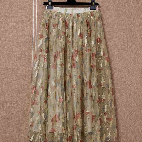 truevoker summer runway fashion mesh skirt women vintage floral print lace midi long mujer perspective khaki 210602, Black
truevoker summer runway fashion mesh skirt women vintage floral print lace midi long mujer perspective khaki 210602, Black
