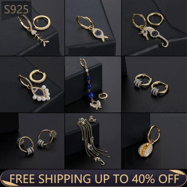 stud 925 sterling silver hippocampus pearl small fish bone circle tassel earring ear 3a zircon monaco jewelry, Golden;silver
stud 925 sterling silver hippocampus pearl small fish bone circle tassel earring ear 3a zircon monaco jewelry, Golden;silver