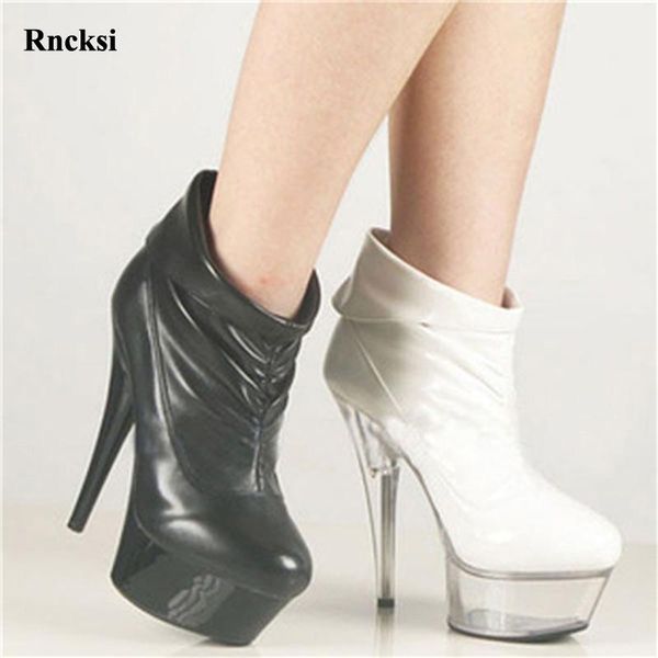 rncksi women 15cm lady party high heels, thick roots round toe pole dancing boots ankle shoes, Black
rncksi women 15cm lady party high heels, thick roots round toe pole dancing boots ankle shoes, Black